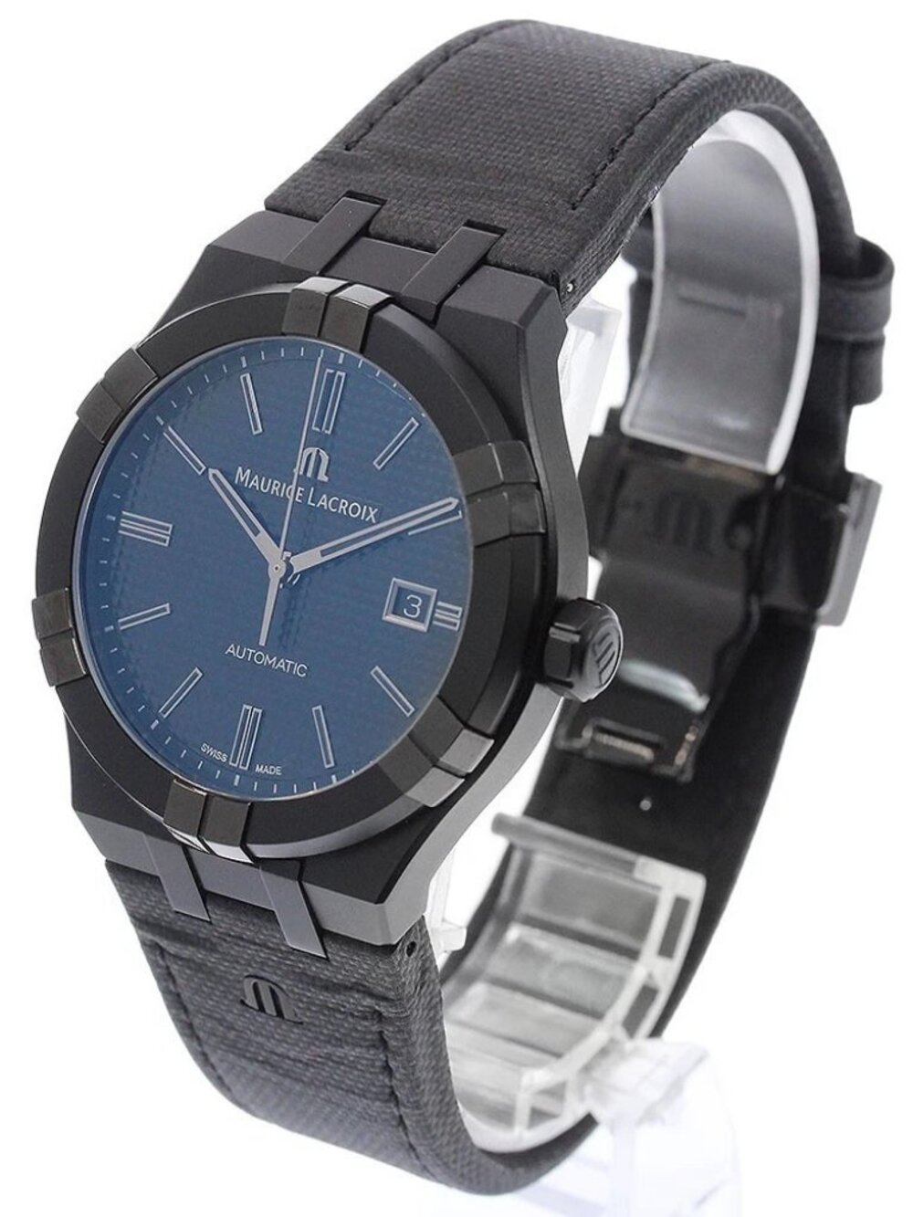 MAURICE LACROIX icon AI6008 Date black Dial Automatic Men's Watch_971312